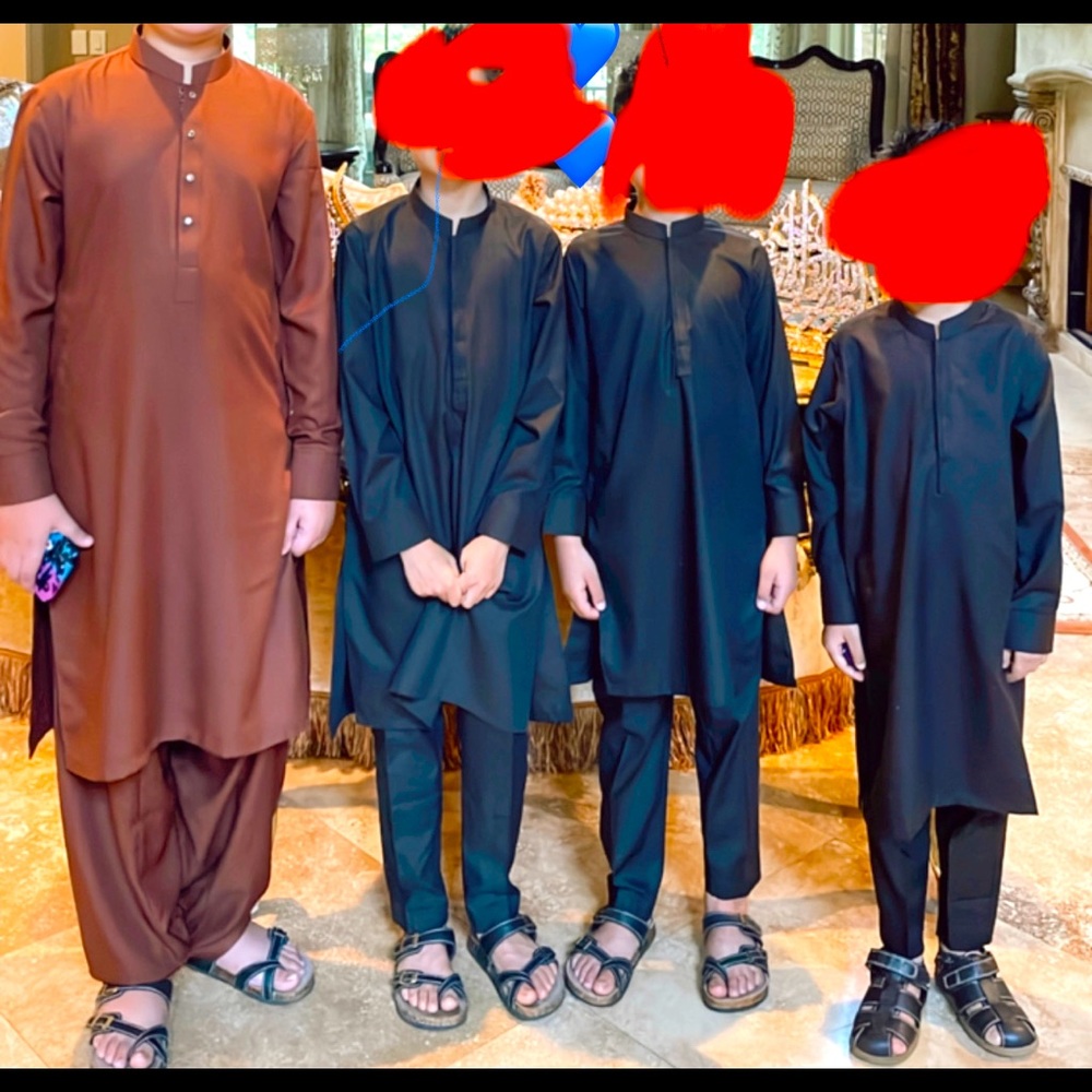 Junaid Jamshed boys shalwar kameez